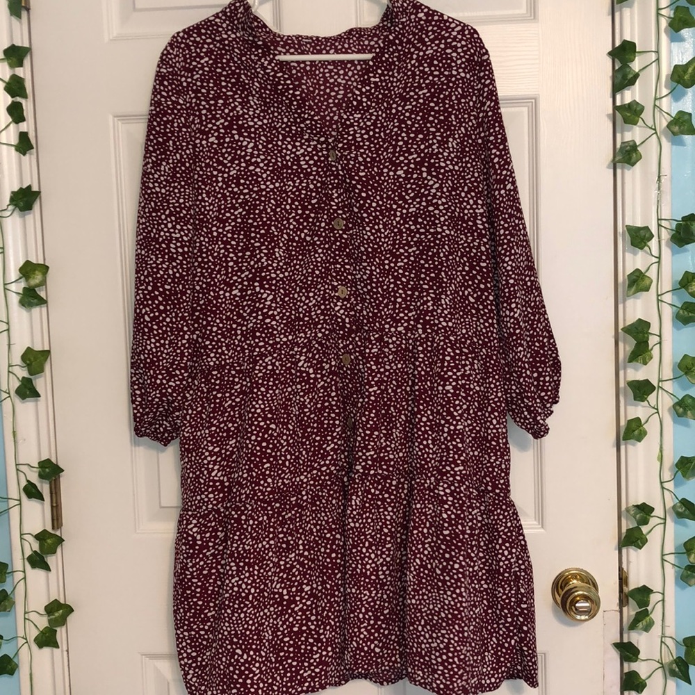 XL Shein Maroon Dress
